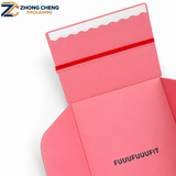 Tear Strip Corrugated Cardboard Zipper Box