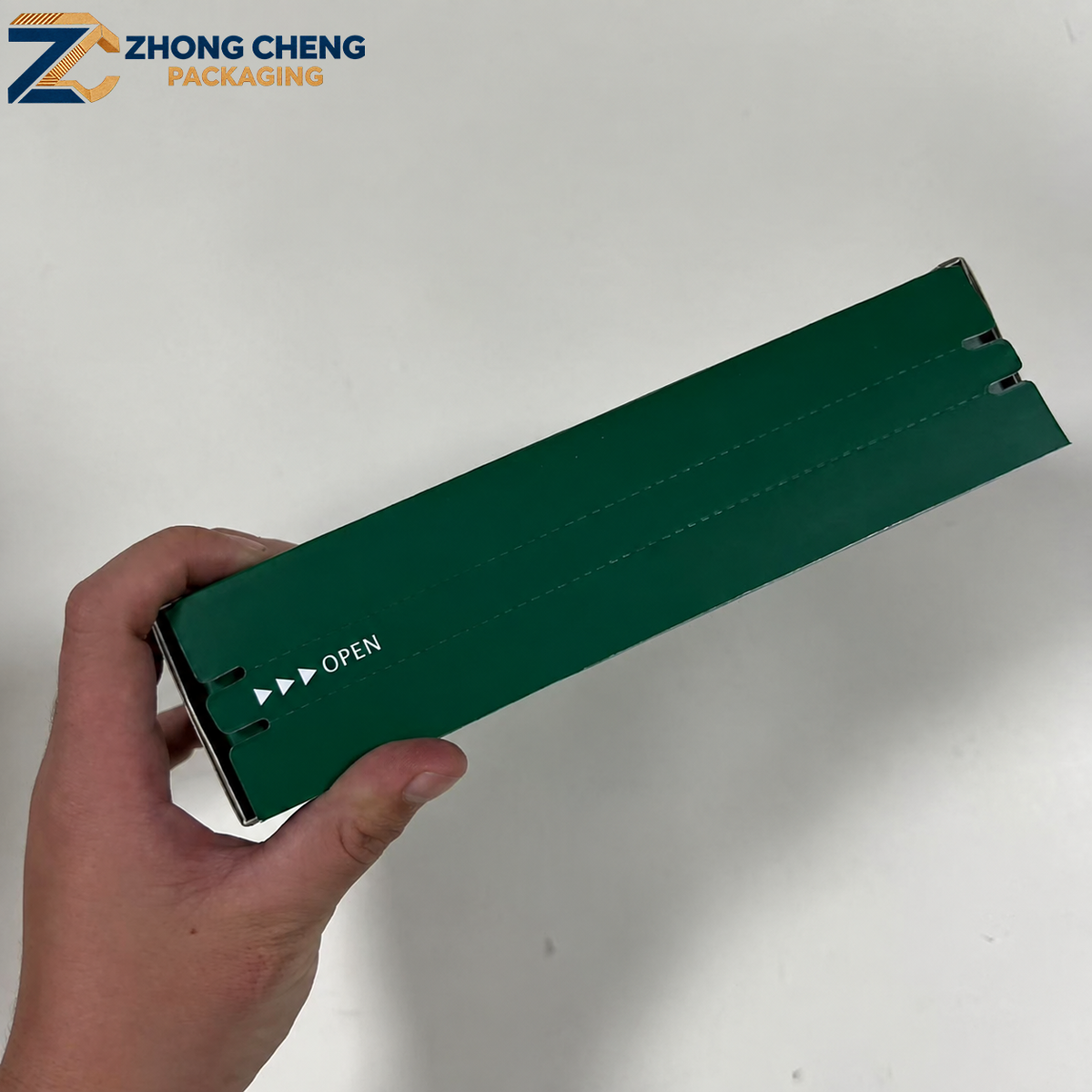 Tear Strip Corrugated Cardboard Zipper Box