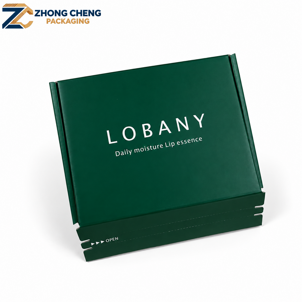 Tear Strip Corrugated Cardboard Zipper Box