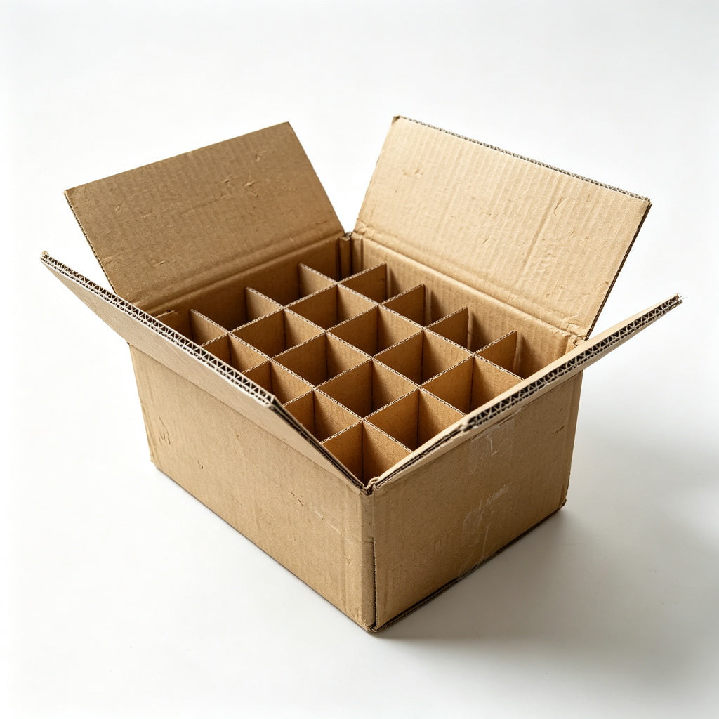 Corrugated Cardboard Carton Shipping Box with Divided