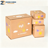 Tear Strip Corrugated Kraft Zipper Box