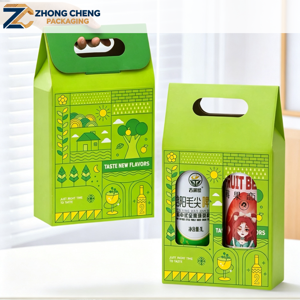 Corrugated Paper Beverage Box