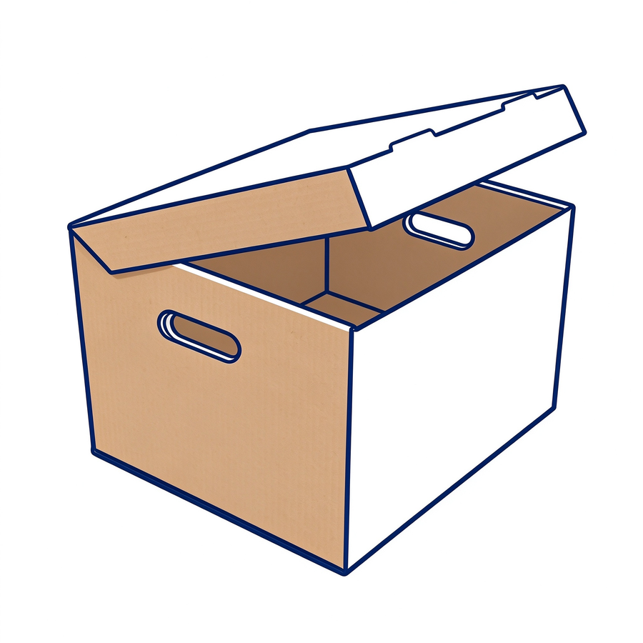 Corrugated Kraft Storage Box