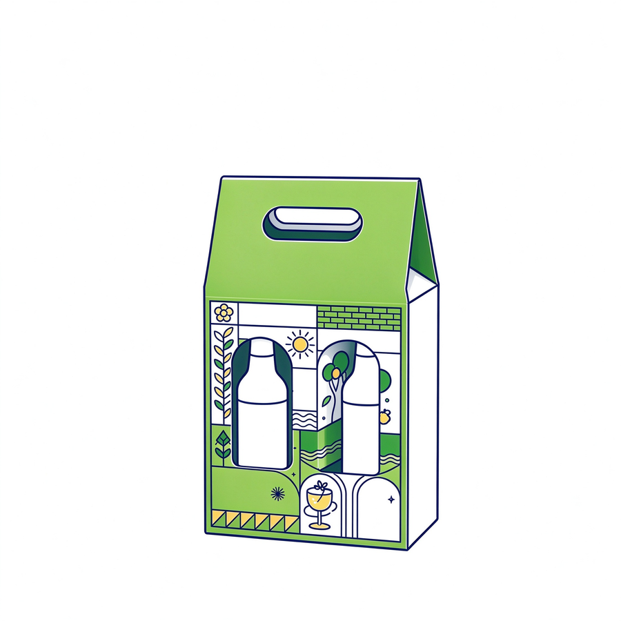 Corrugated Paper Beverage Box
