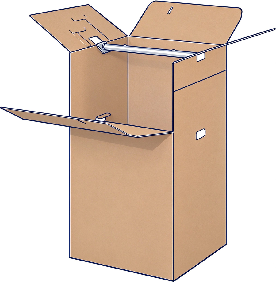 Corrugated Wardrobe Box